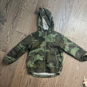 GAP Kids Green Camouflage Jacket